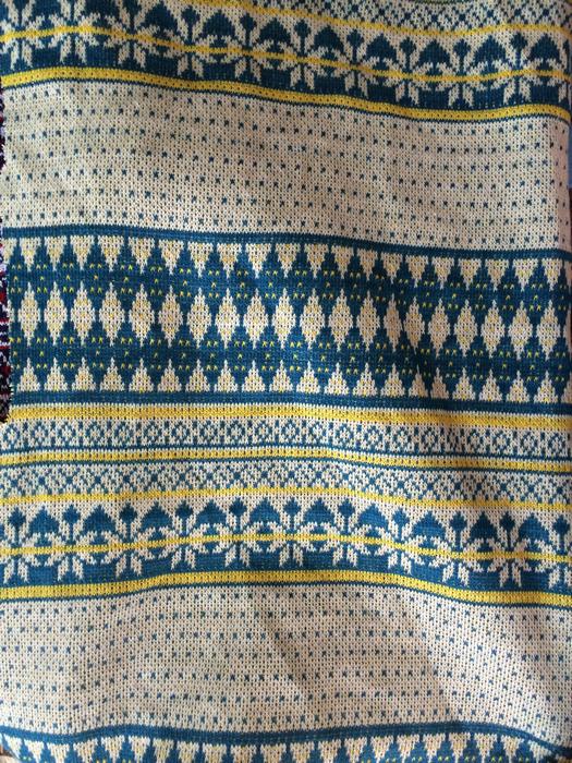 Woolen yarn jacquard fabric