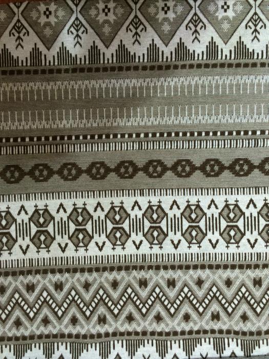 Loop transfer jacquard fabric