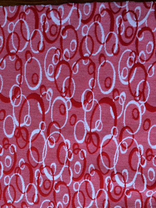 Loop transfer jacquard fabric