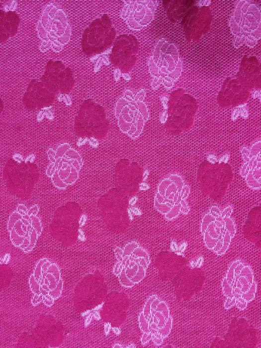 Loop transfer jacquard fabric